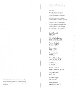 TYPO SOMMAIRE 1